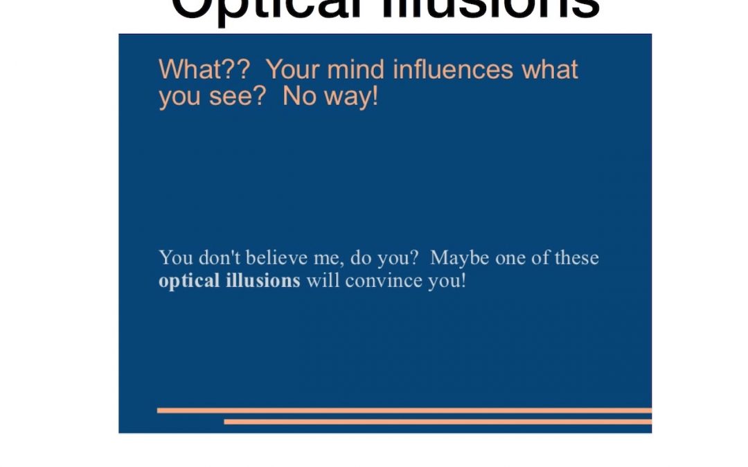 Optical Illusions Book 1 & 2