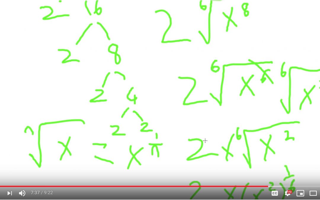 solving high index roots(forth roots,fifth roots,sixth roots) [VIDEO]