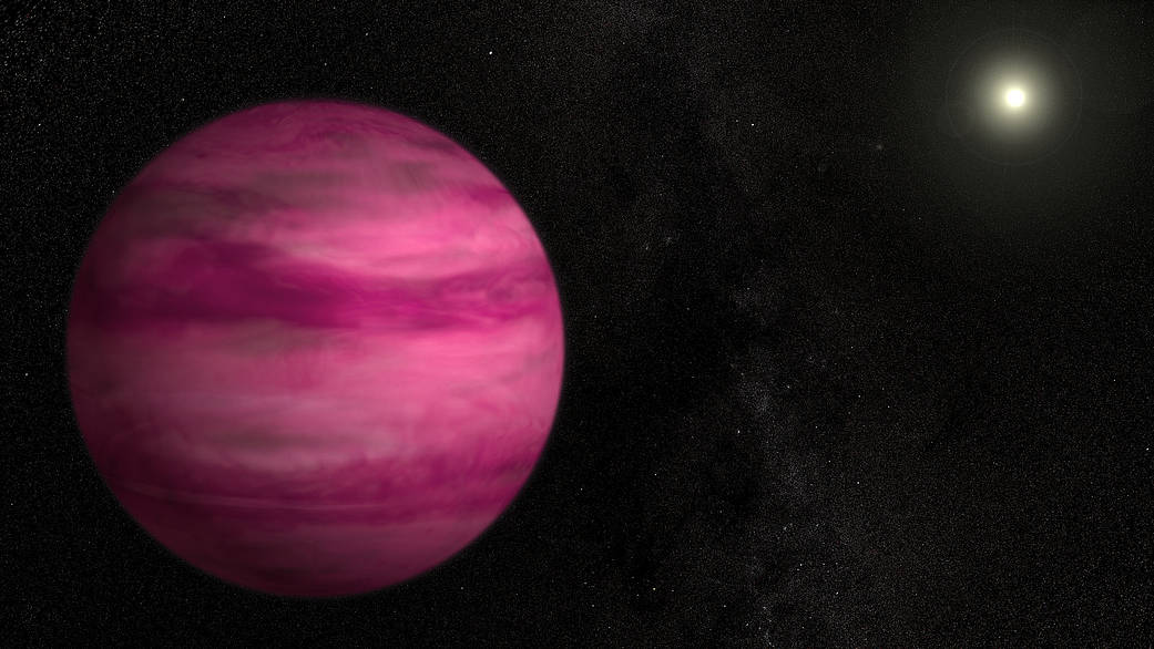 This Gas giant is Nice and… Pink?